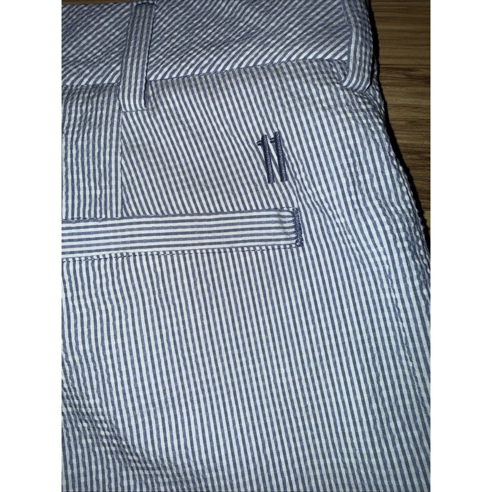 Walter Hagen Shorts Men's Blue Striped 9" Inseam Majors 11 Golf Chino Striped 30 - Picture 3 of 5